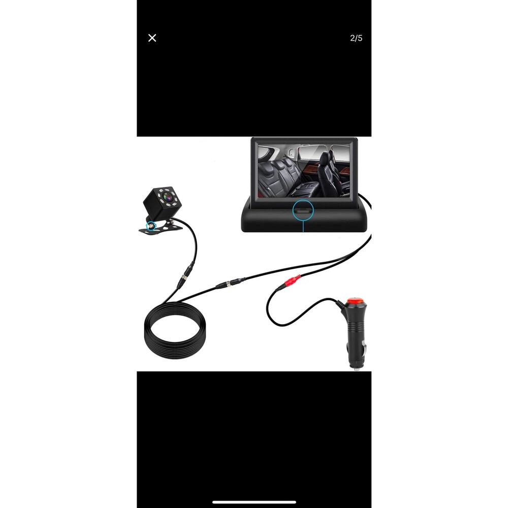 ✅BRAND NEW UNOPENED📦 Car Mirror, 4.3" HD Night Vision Function Display